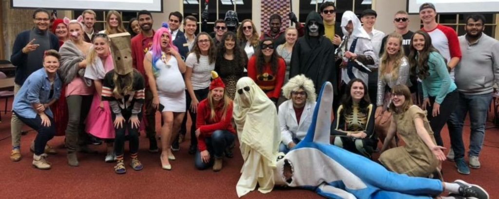 Student Government on Halloween!