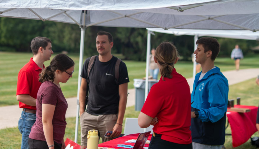 Tabling on Central Campus